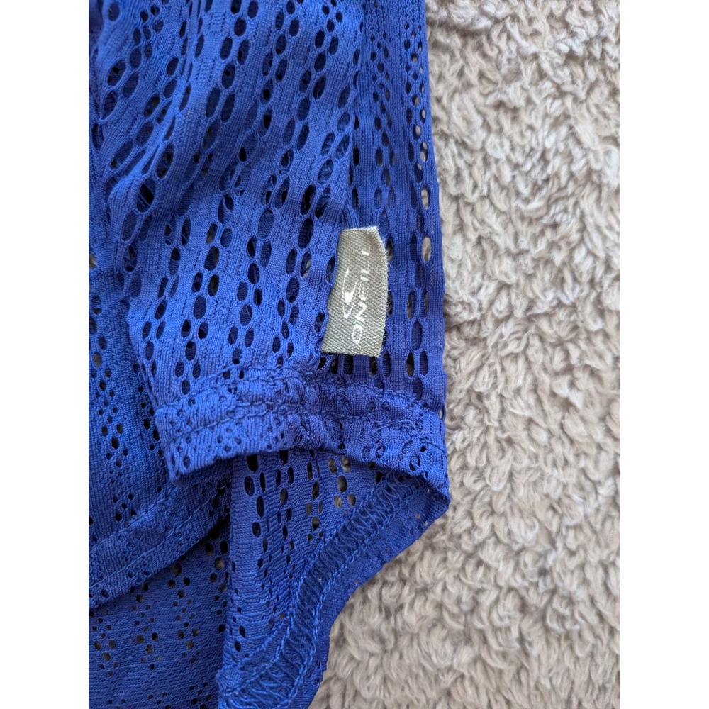 ONeill Womens Floral Tankini Swimsuit Set with Blue Mesh Cover Up XL Blue Black - Picture 7 of 10